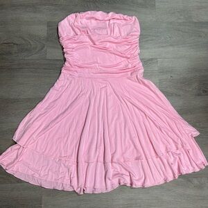 Merokeety pink strapless dress Size XS #party #feminine